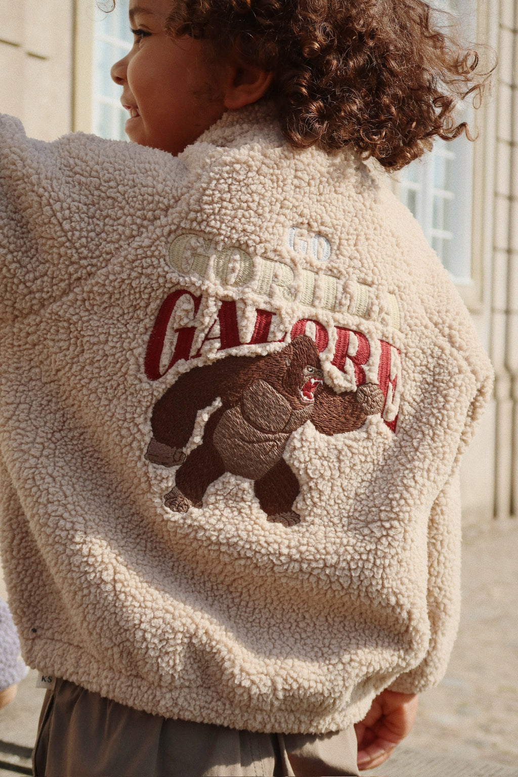 * Konges Sløjd Jazz Teddy Bomber Winterjas | Oxford Tan