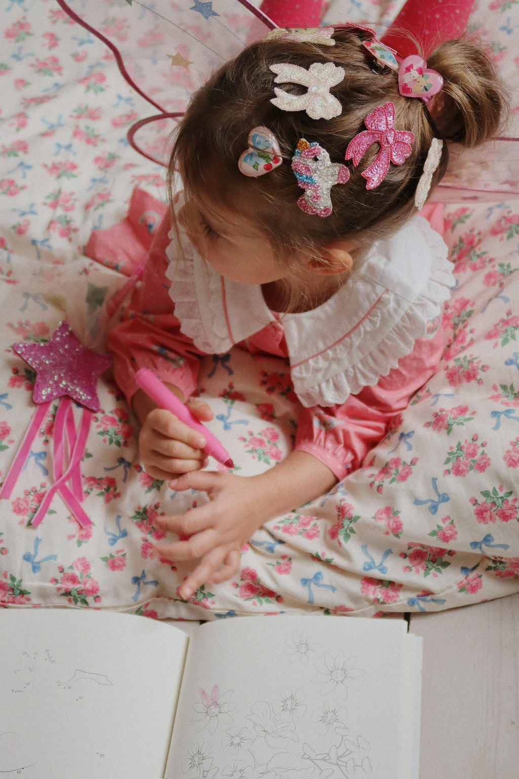 * Konges Sløjd Beaded Haarspeldjes 2ST | Unicorn