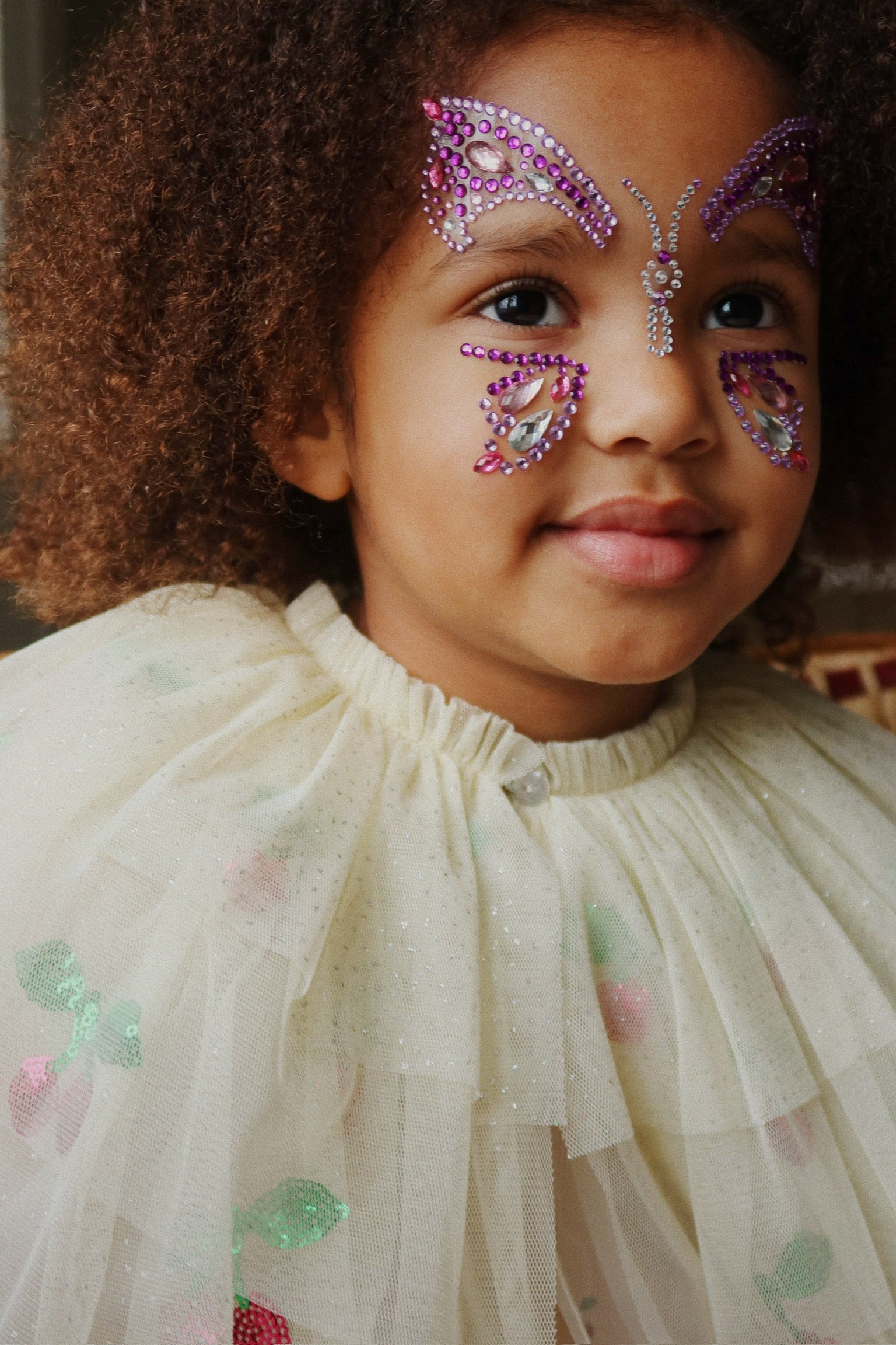 * Konges Sløjd Gezichtsjuwelen Vlinder | Purple Rain
