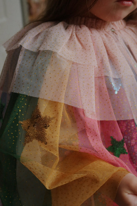 * Konges Sløjd Glitter Rainbow Verkleedkleding | Evening Sand