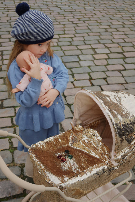 * Konges Sløjd Sparkly Poppen Kinderwagen | Cherry