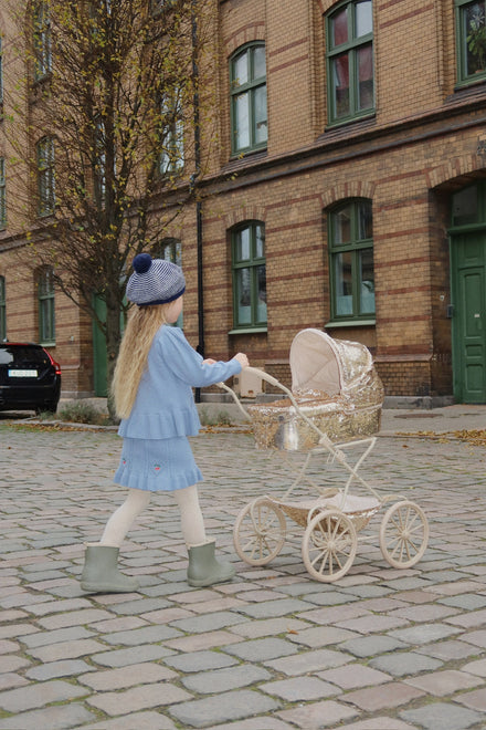 * Konges Sløjd Sparkly Poppen Kinderwagen | Cherry