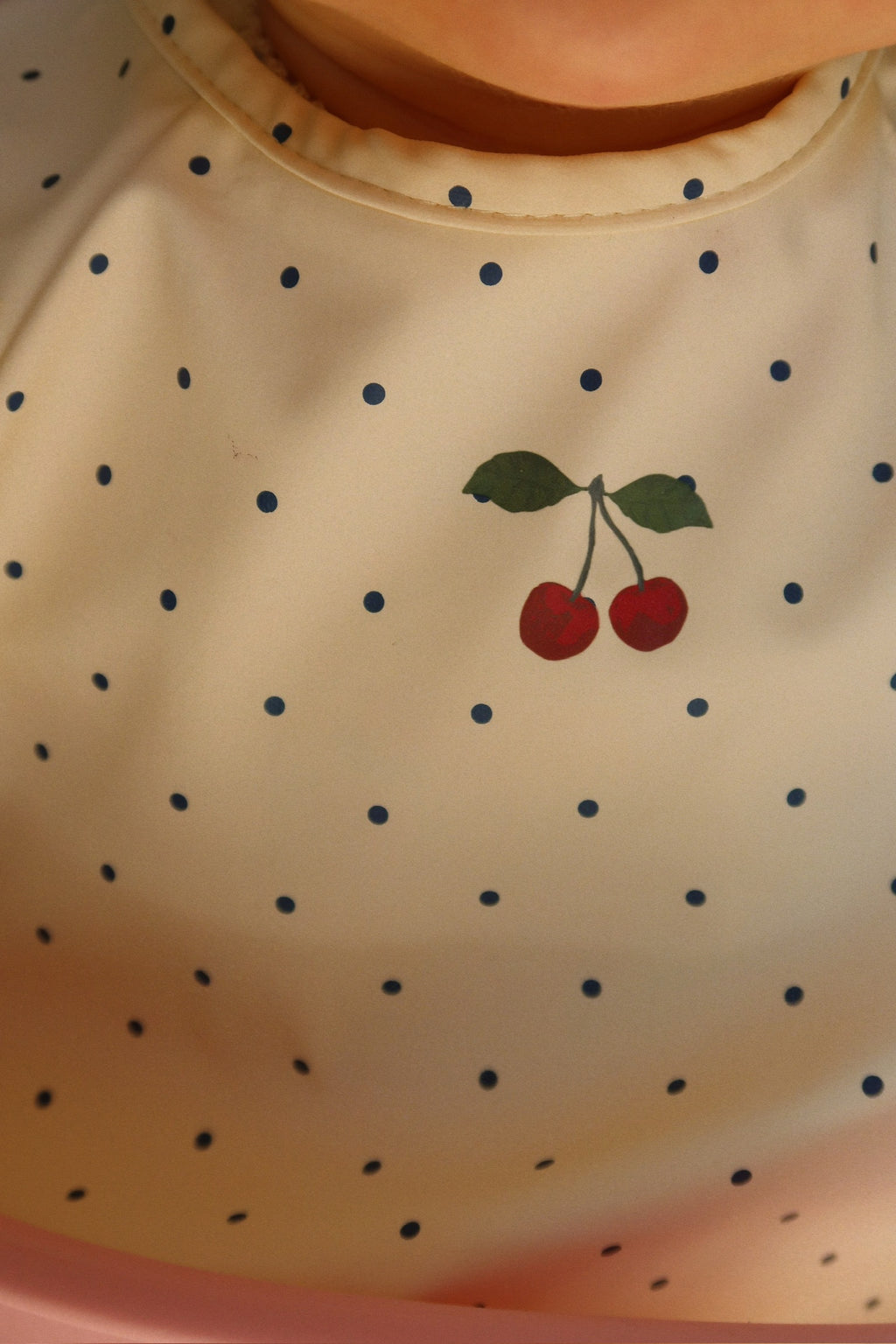 Konges Sløjd Slabbetjes Met Mouwen 2st | Navy Dots