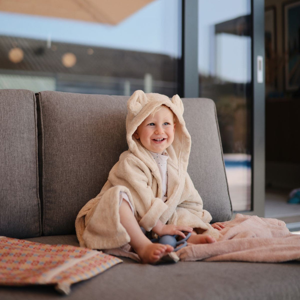 Mushie Badjas 2-4Y Bear Fog