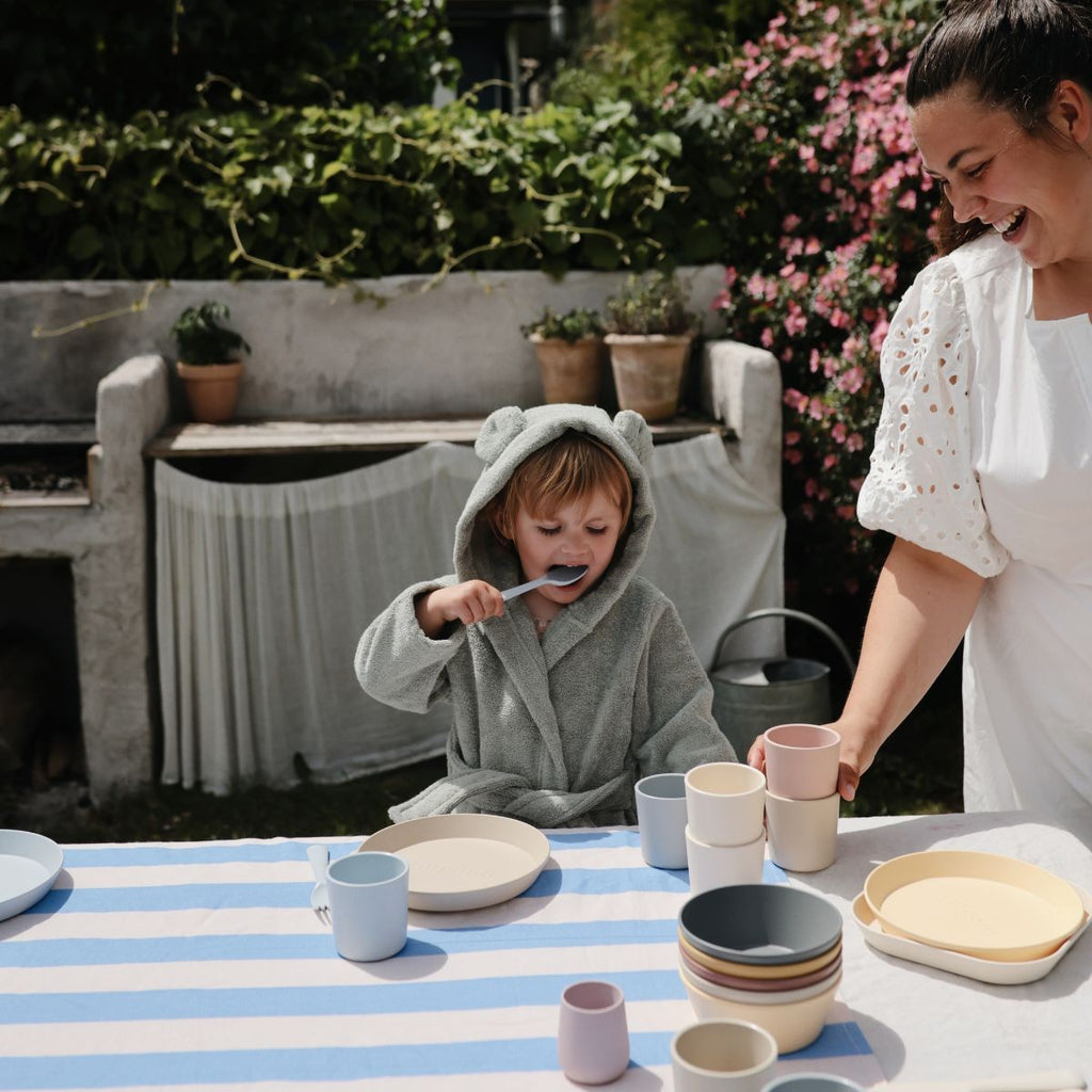 Mushie Badjas 4-6Y Bear Moss