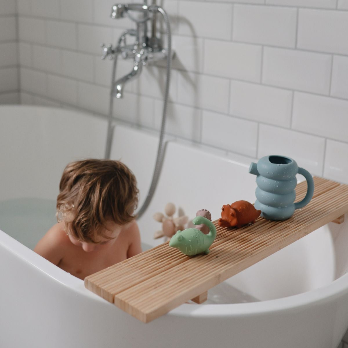 Mushie Badspeelgoed Waterkan French Blue