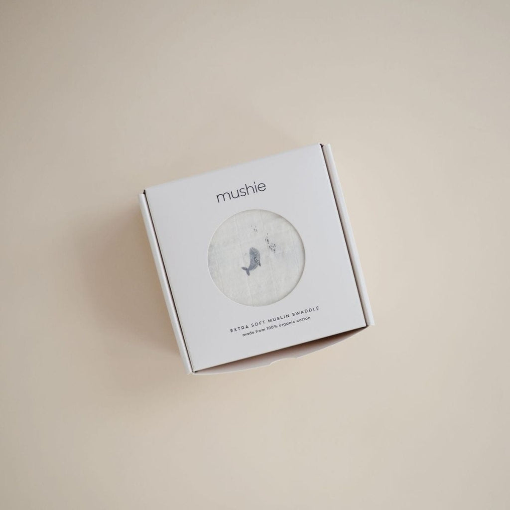 Mushie Hydrofiele Doek 120x120cm | Walvis