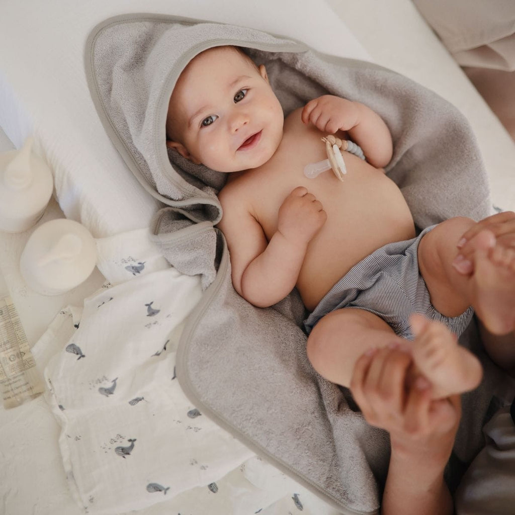 Mushie Hydrofiele Doek 120x120cm | Walvis