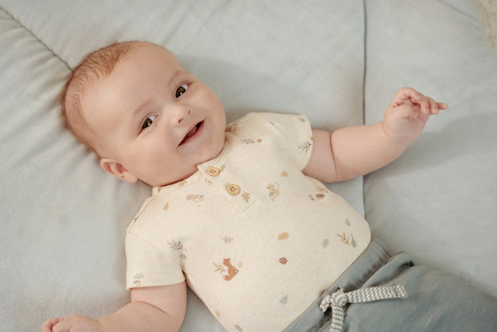 Little Dutch Romper Korte Mouw | Forest Nature