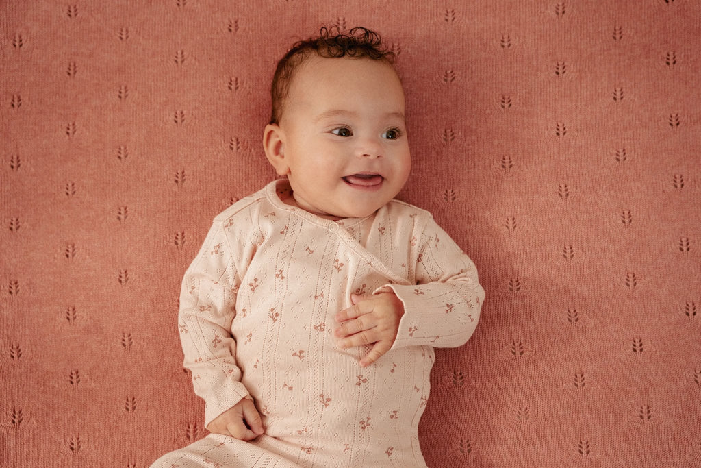 Little Dutch T-Shirt Overslag Lange Mouw | Fairy Flowers Roze