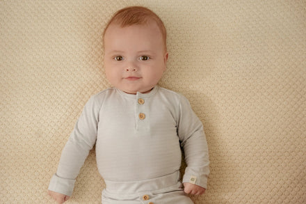 Little Dutch Romper Lange Mouw | Baby Blue