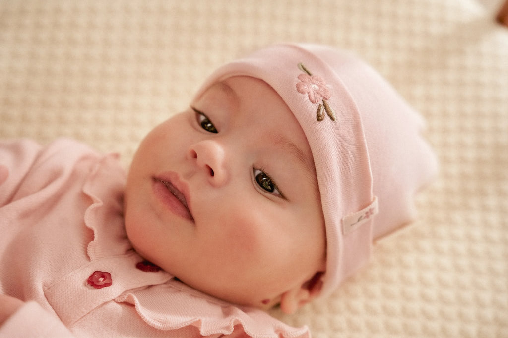 Little Dutch Babymuts Blossom | Roze