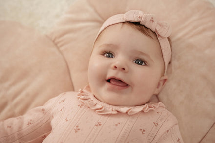 Little Dutch Romper Lange Mouw | Fairy Flowers Roze