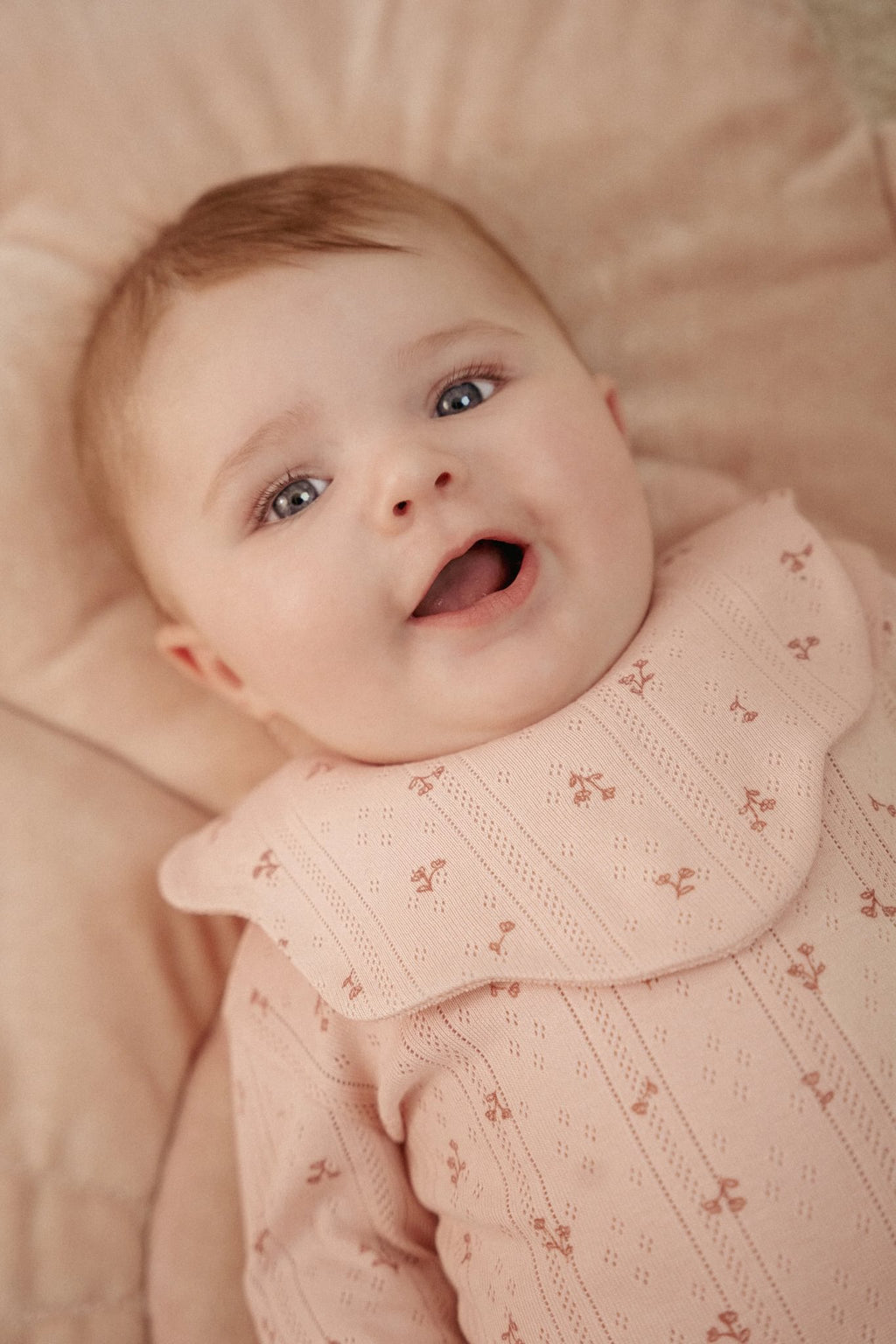 Little Dutch Romper Lange Mouw | Fairy Flowers Roze