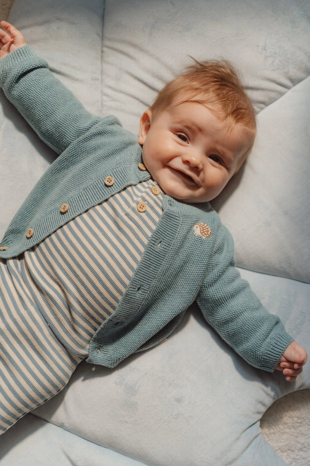 Little Dutch Gebreid Vestje | Baby Blue