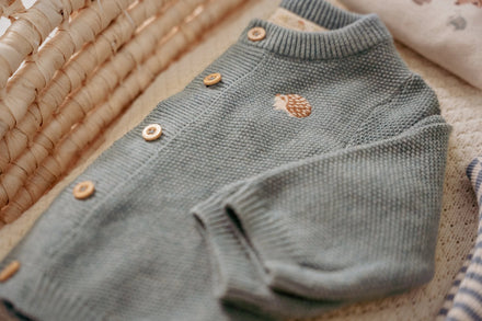 Little Dutch Gebreid Vestje | Baby Blue