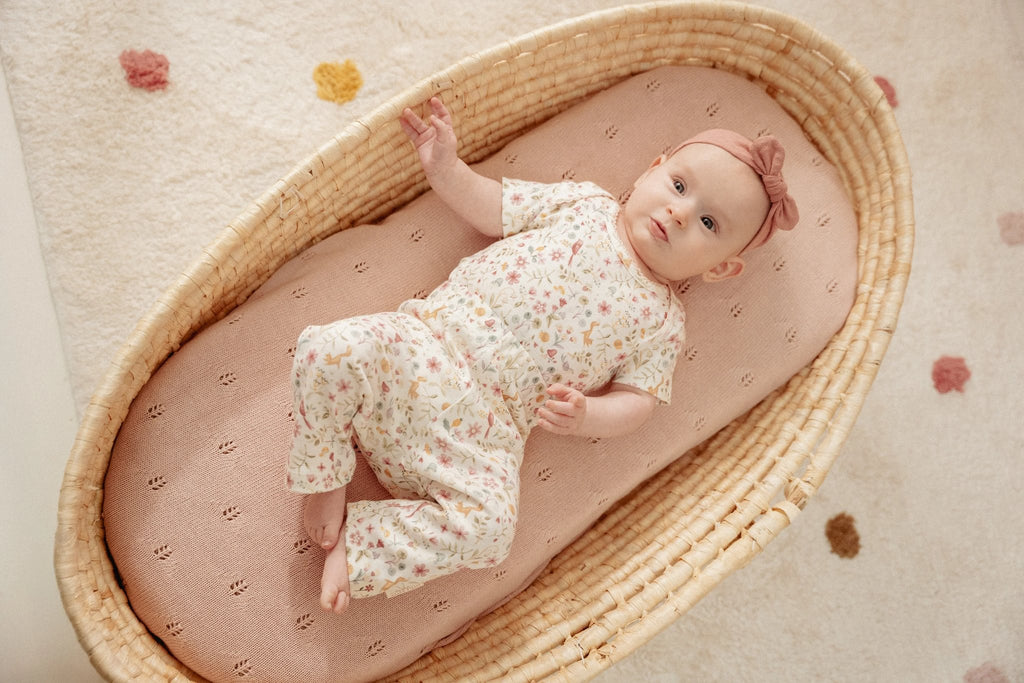 Little Dutch Romper Korte Mouw | Fairy Garden Wit