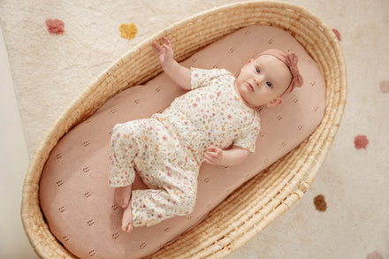 Little Dutch Romper Korte Mouw | Fairy Garden Wit