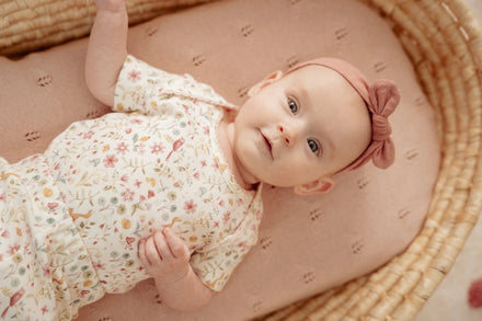 Little Dutch Romper Korte Mouw | Fairy Garden Wit