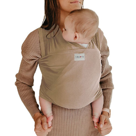 Babylonia Draagdoek Tricot Slen Organic | Cool Nougatine