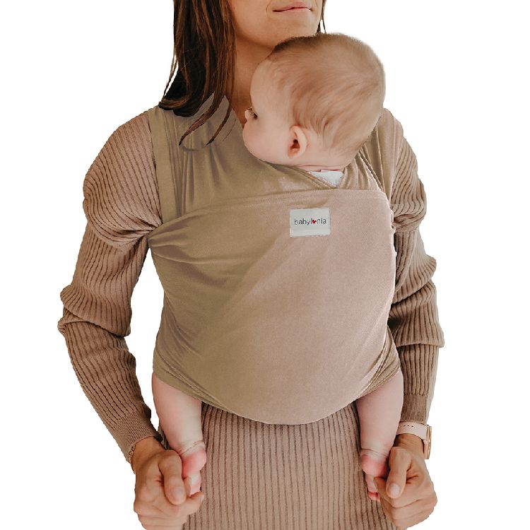 Babylonia Draagdoek Tricot Slen Organic | Cool Nougatine