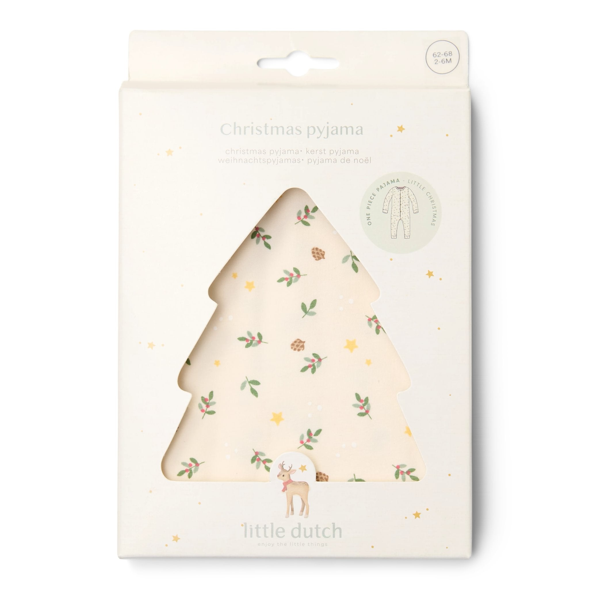 Little Dutch Onesie Little Christmas | Creme