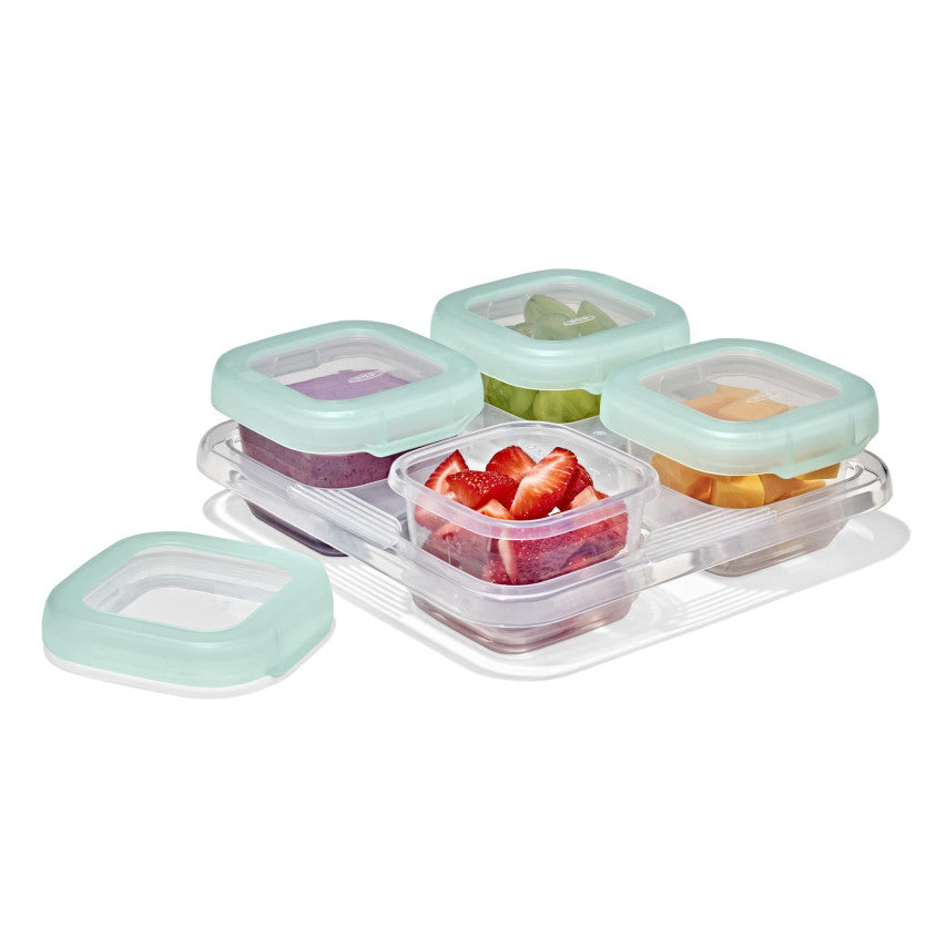 OXO Tot Vierdelige Set Diepvriesdoosjes Plastic 4x120ml | Opal