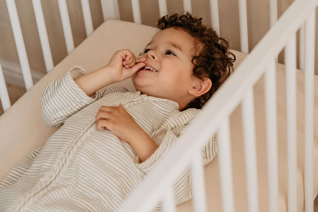 Puckababy Slaapzak The Bag 4 Seasons - 6 M/2.5 Y | 100 CM | Green Stripes