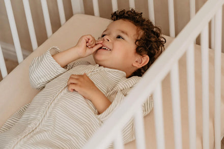 Puckababy Slaapzak The Bag 4 Seasons - 6 M/2.5 Y | 100 CM | Green Stripes