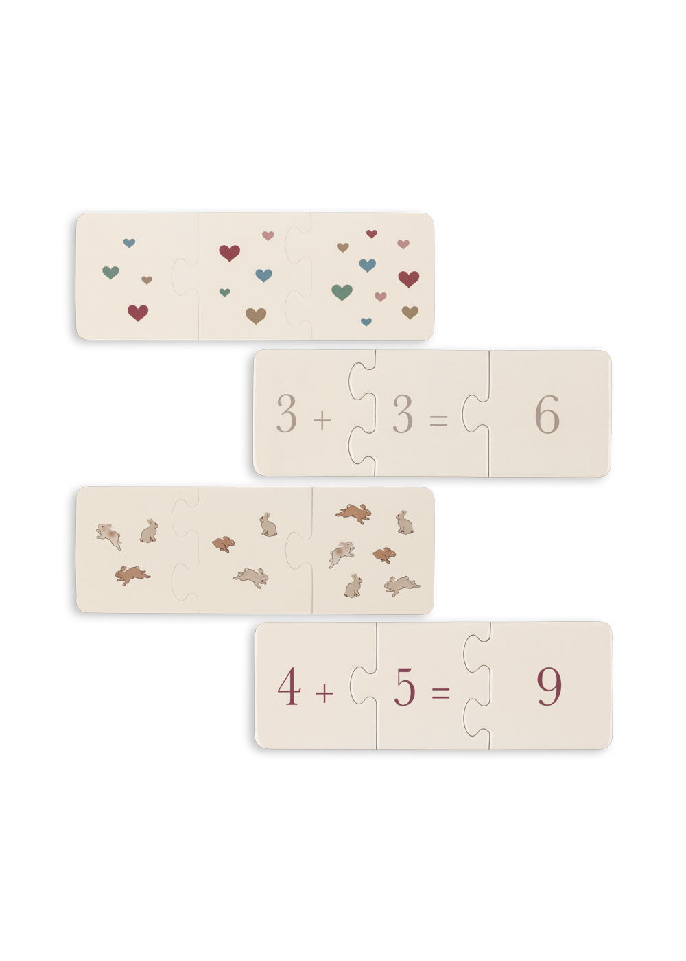 * Konges Sløjd Cardboard Puzzle Math 27pcs | Multi