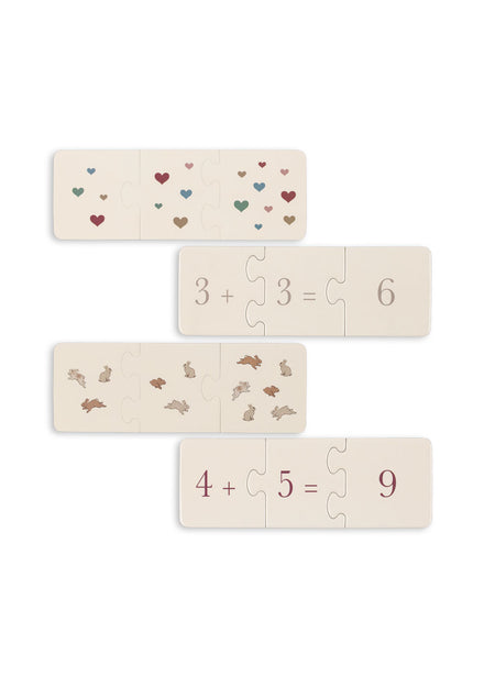 * Konges Sløjd Cardboard Puzzle Math 27pcs | Multi