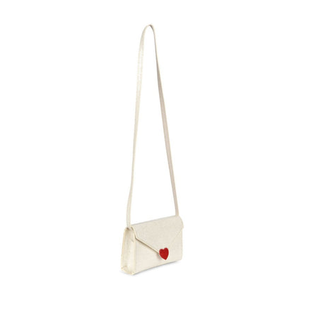 * Konges Sløjd Love Letter Bag | Cream Glitter