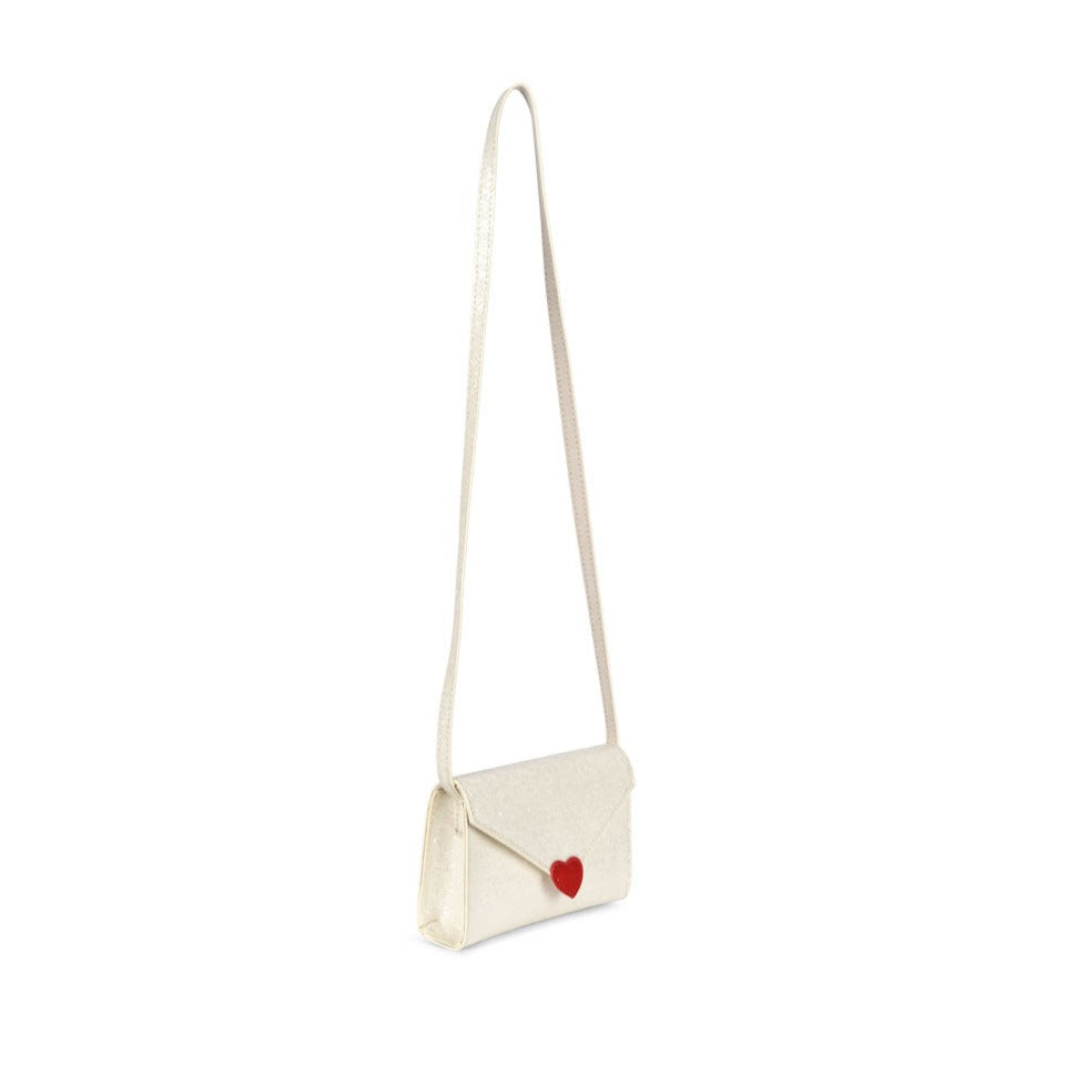 * Konges Sløjd Love Letter Bag | Cream Glitter