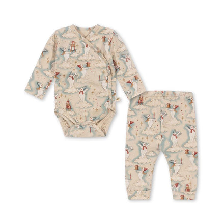 * Konges Sløjd Basic Newborn Set Pyjama | Let It Snow