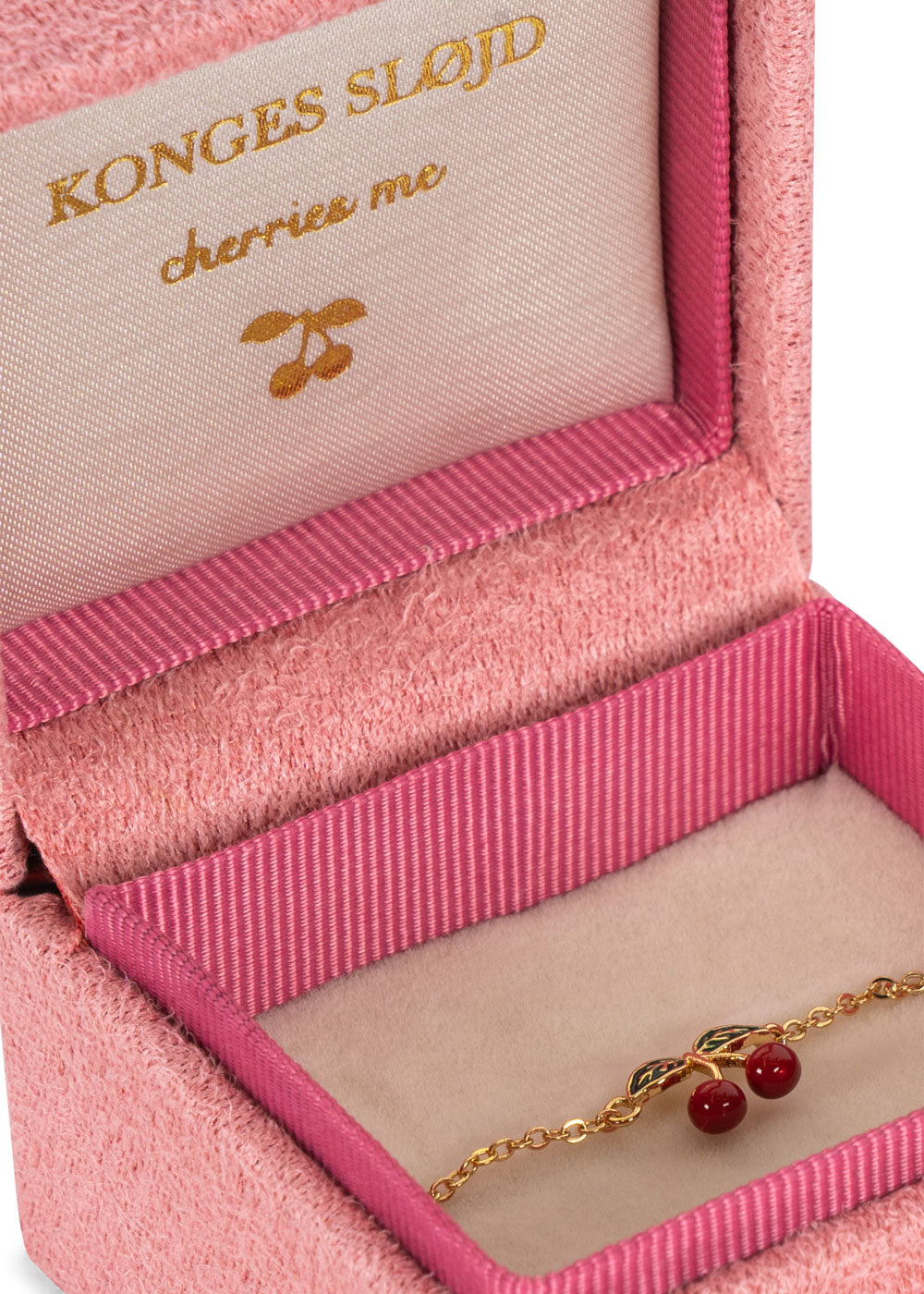 * Konges Sløjd 24K Gold Plated Cherry Bracelet | Cherry