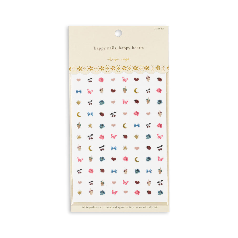 * Konges Sløjd Nagelstickers | Rood / Glitter