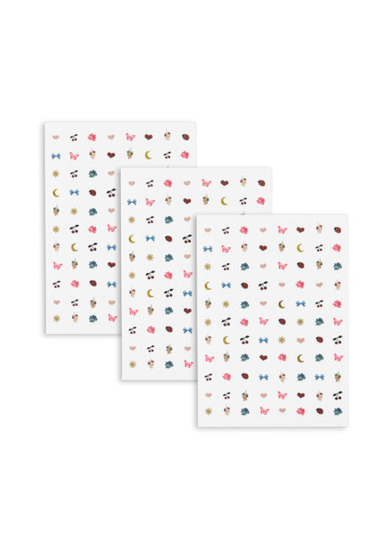 * Konges Sløjd Nagelstickers | Rood / Glitter