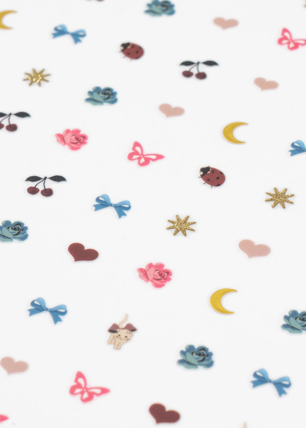 * Konges Sløjd Nagelstickers | Rood / Glitter