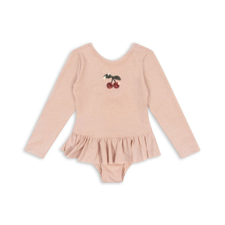 * Konges Sløjd Jade Badpak Met Mouwen | Evening Sand