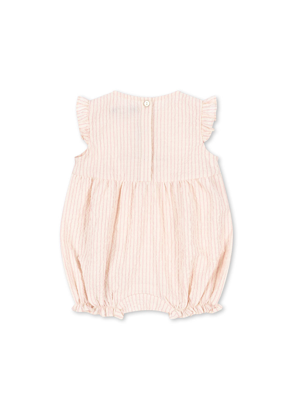 * Konges Sløjd Ellie Frill Romper | Peony Stripe