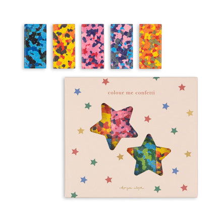 * Konges Sløjd Confetti Crayons | Multi Star