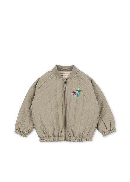 * Konges Sløjd Juno Sequin Bomber Winterjas | Laurel Oak