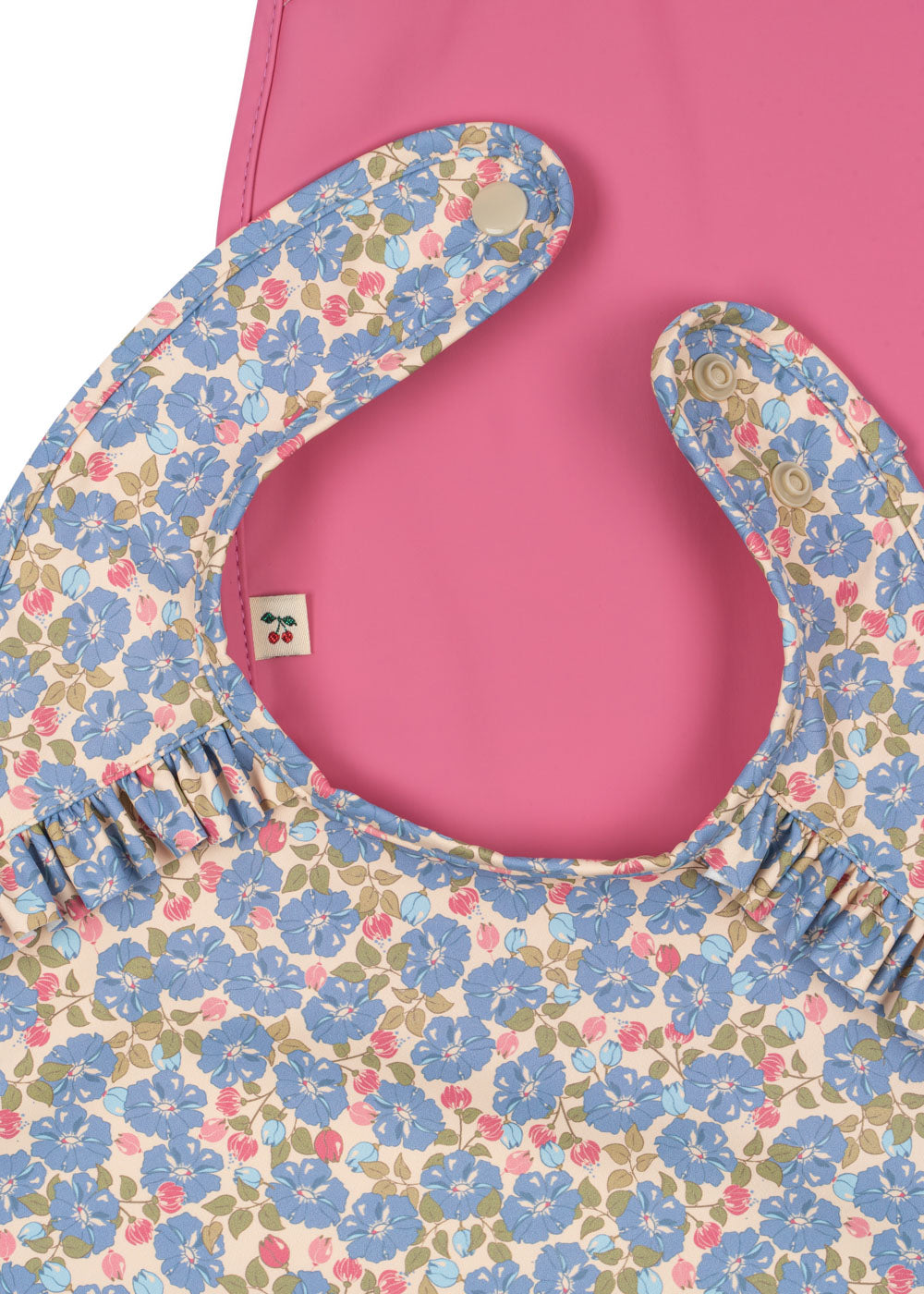 * Konges Sløjd Dinner Slab Met Frill 2ST | Fleur Rosier/Chateau Rose