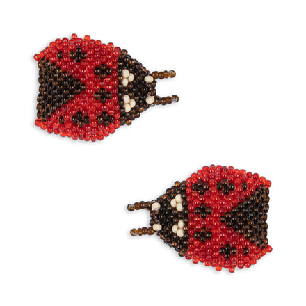 * Konges Sløjd Beaded Haarspeldje 2ST | Ladybug