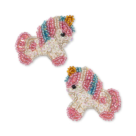 * Konges Sløjd Beaded Haarspeldjes 2ST | Unicorn
