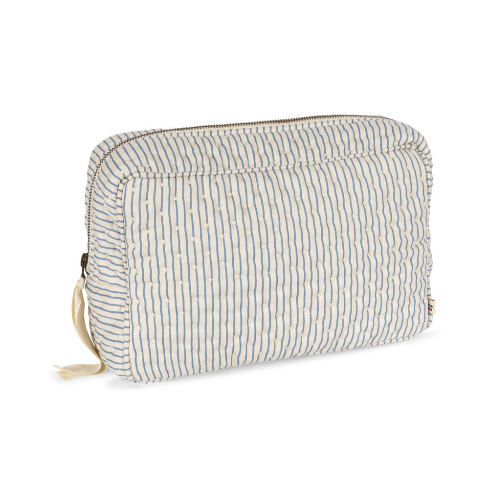 * Konges Sløjd Big Quilted Toilettas | Stripe Bluie