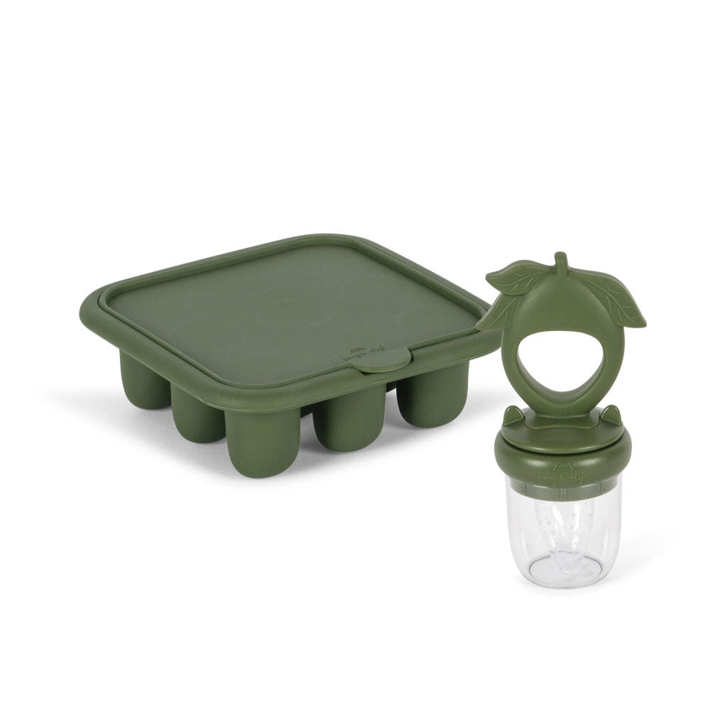 * Konges Sløjd Fruit Feeding Set | Olivine