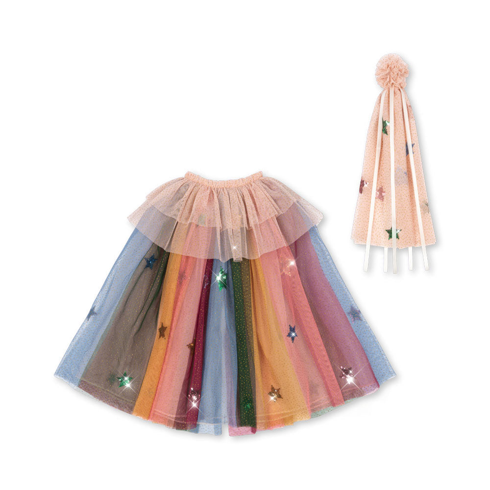 * Konges Sløjd Glitter Rainbow Verkleedkleding | Evening Sand