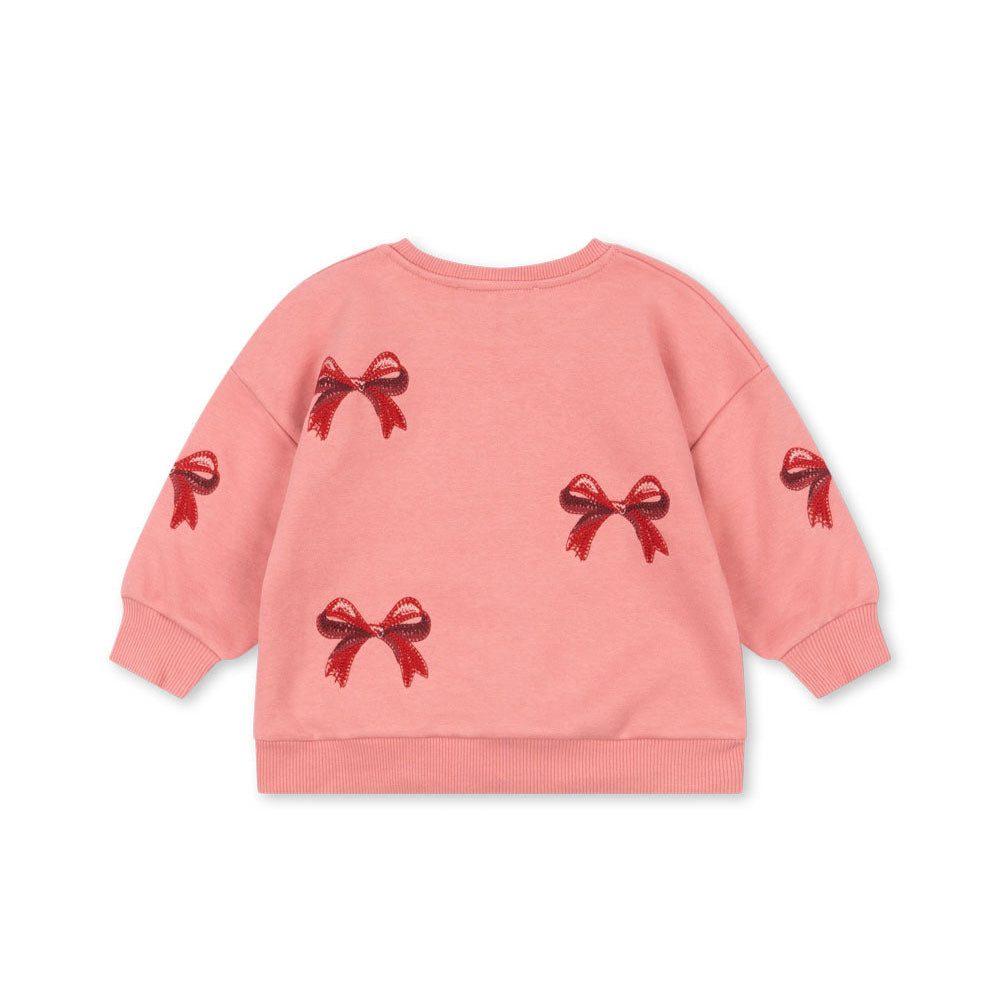 Konges Sløjd Lou Bow Sweater | Strawberry Ice