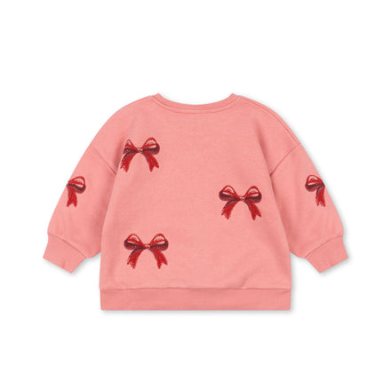 Konges Sløjd Lou Bow Sweater | Strawberry Ice